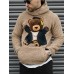 Men's Zipper Hooded Flannel Sweater HF3007-02-03