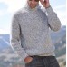 men's turtleneck wool sweater HF1105-03-04