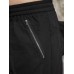 Men Solid Cargo Multi Pocket Utility Zipper Designed Ankle Length Skin Friendly Pants
